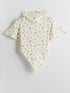 LC Waikiki Girl's Hooded Printed Poncho